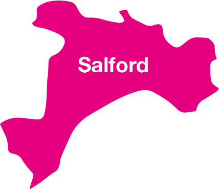Map of Salford