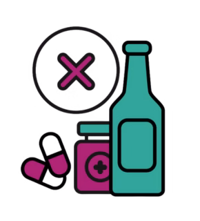 The Hub - drug and alcohol harms icon