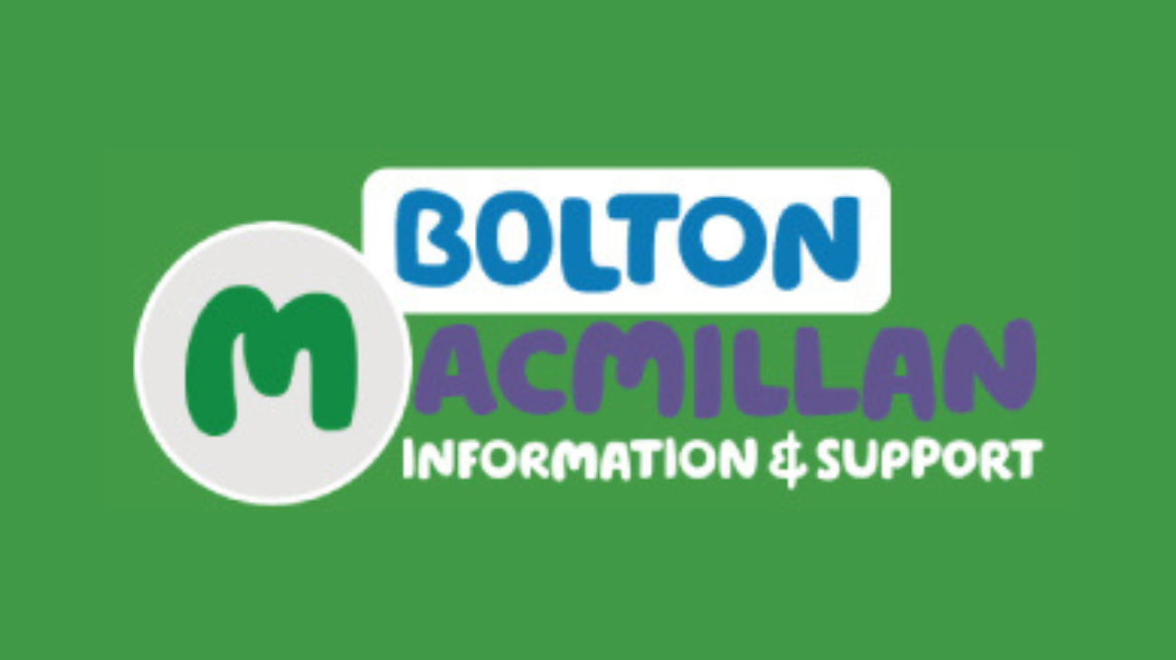 Logo Bolton Macmillan Information and Support.