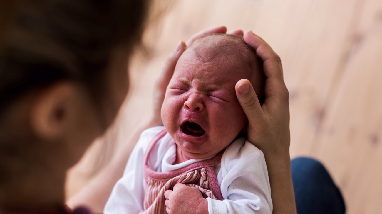 A crying baby, for ICON week