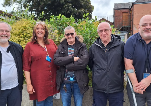 Members of the social prescribing group 'broken biscuits'