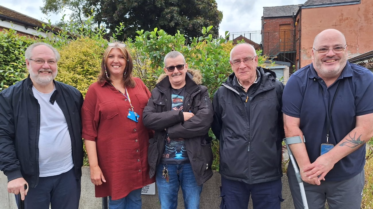 Members of the social prescribing group 'broken biscuits'