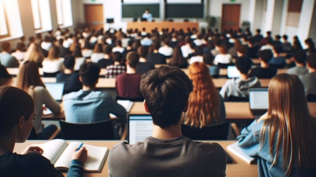 A university class.